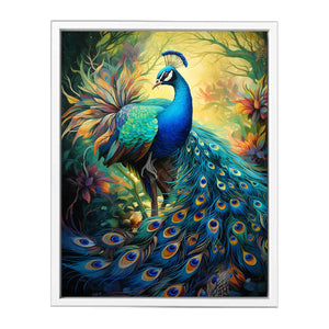 Peacock Art Canvas Print