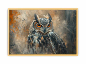 Owl Art Poster