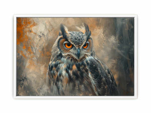 Owl Art Canvas Print