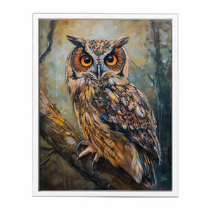 Owl Art Print Canvas Print