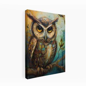 Owl Art Painting