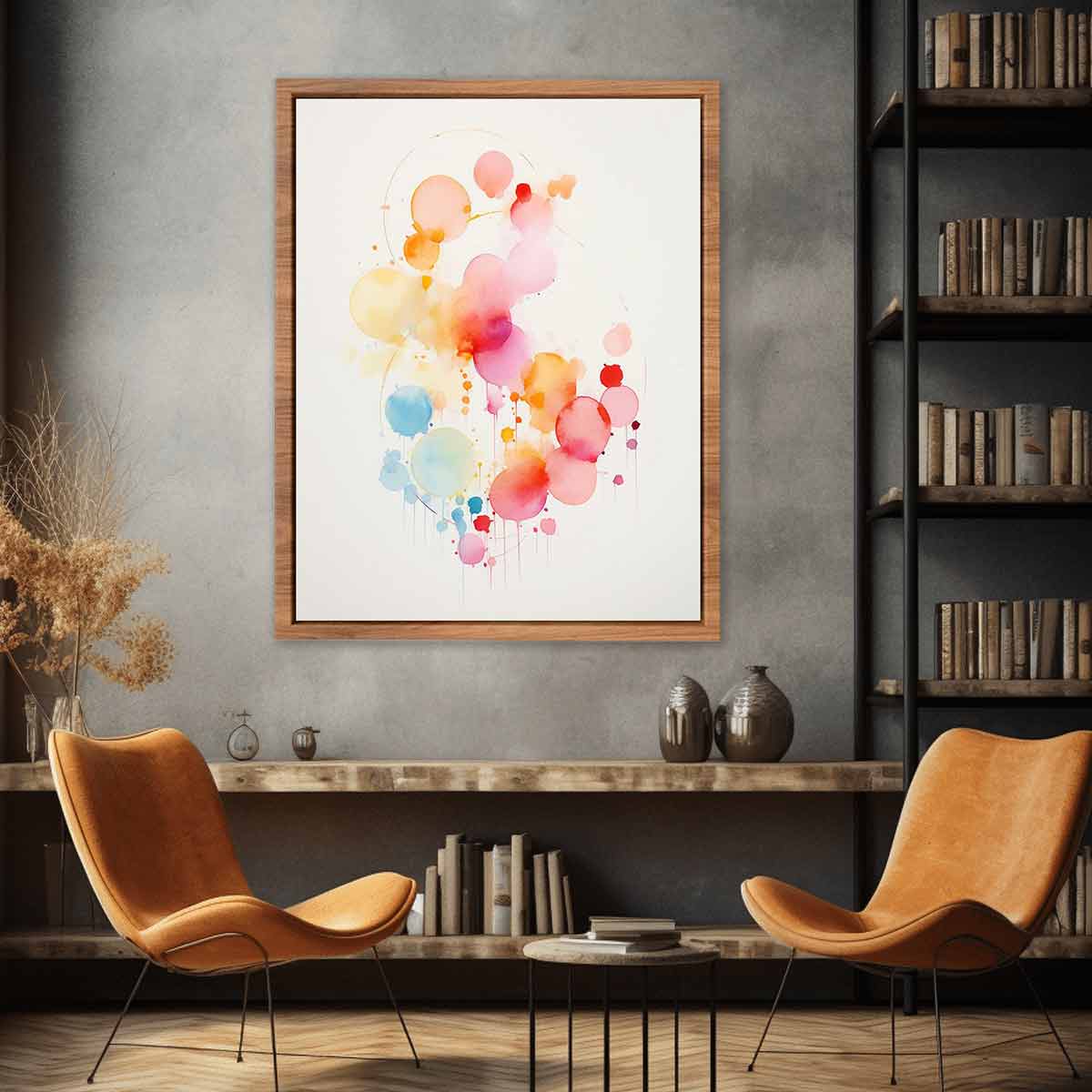 Watercolor abstract Art