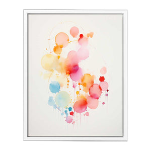Watercolor abstract Art Canvas Print