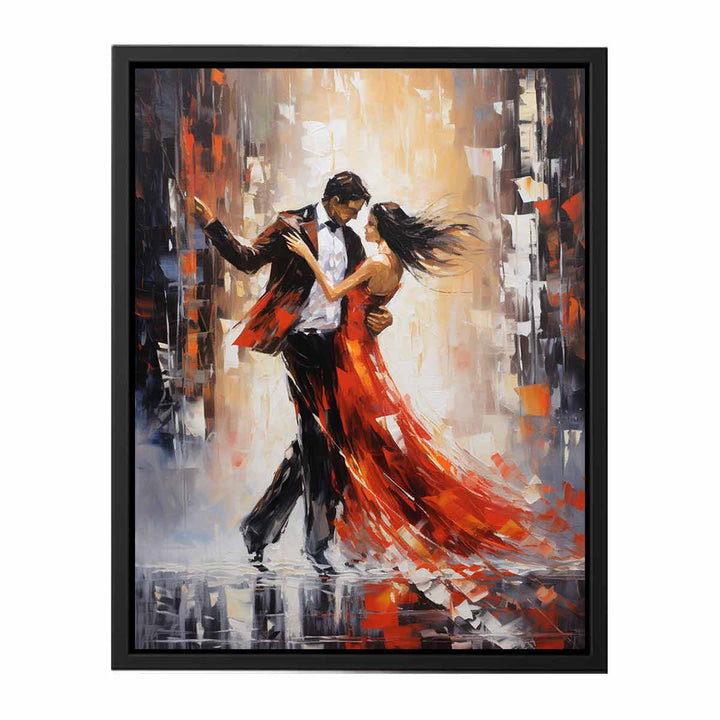 Dancing Couple Modern Art 