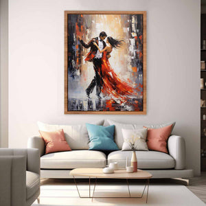 Dancing Couple Modern Art