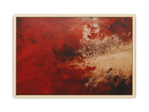 Brown Black Abstract art Framed Print