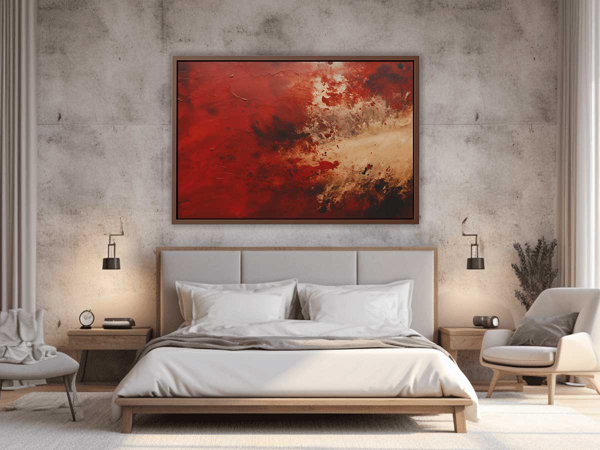 Brown Black Abstract art