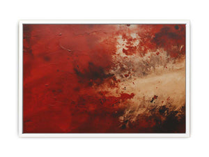 Brown Black Abstract art Canvas Print