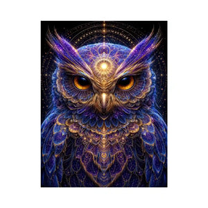 Lunar Wisdom canvas art for modern luxury decor.