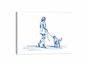 Walk Canvas Print