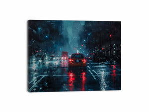 Rain Drive Canvas Print