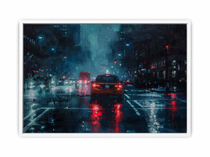 Rain Drive Framed Print
