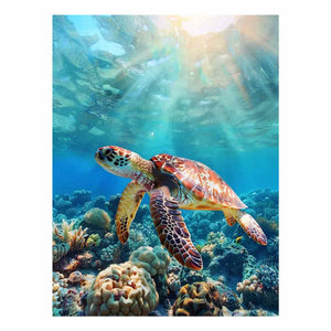 Turtle In Sea