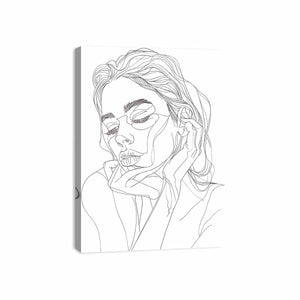 Thinking Canvas Print