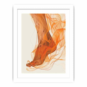 Gracelful Walk Streched canvas