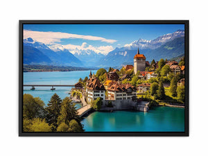 Switzerland Artwork canvas Print
