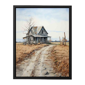 Country House Art Painting canvas Print