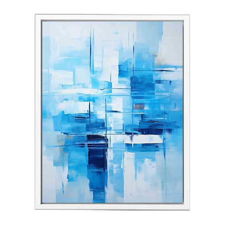 Blue Modern Art  Painting