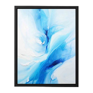 Blue Abstract Art canvas Print