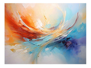 Coastal Color Sweep canvas art for modern room decor.