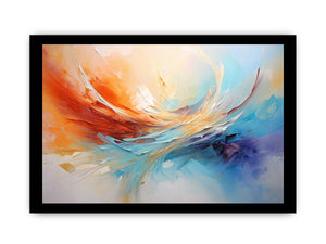 Coastal Color Sweep canvas art for modern room decor.