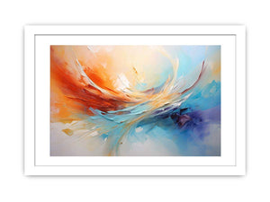 Coastal Color Sweep canvas art for modern room decor.