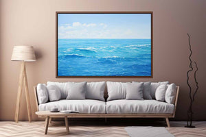 Calm Ocean Painting Art Print