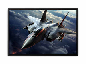 Fighter Plane Art canvas Print