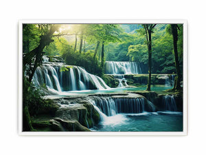 Luxury Waterfall Art Painting