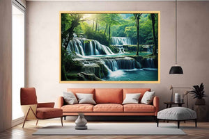Luxury Waterfall Art Print
