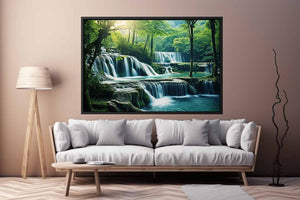 Luxury Waterfall Art Print