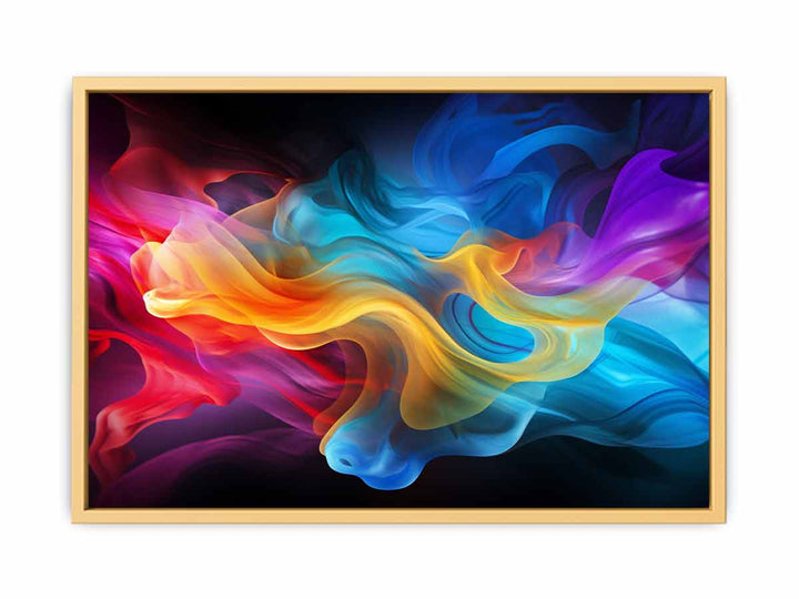 Multicolor Painting framed Print