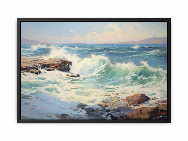 Sea Oil Painting  canvas Print