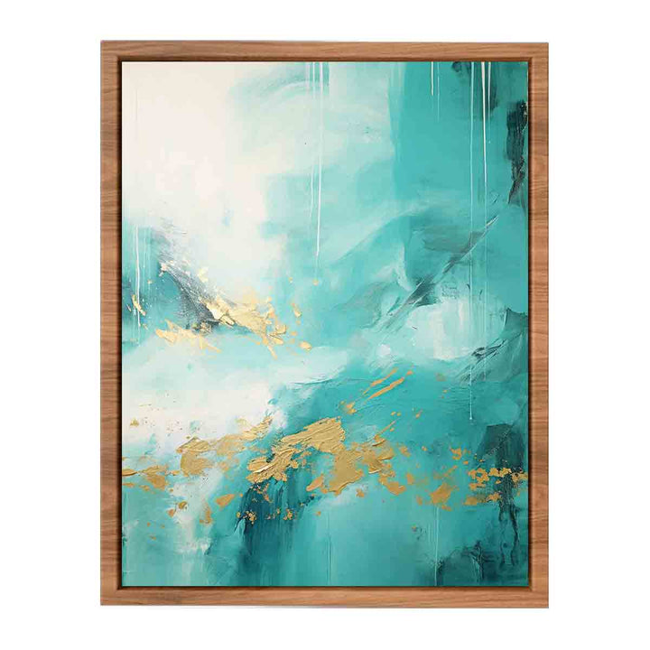 Teal High End Painting  