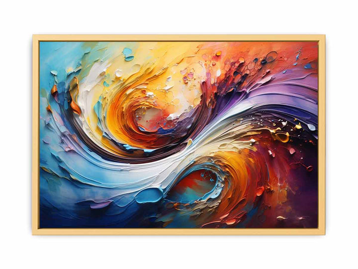Unique Abstract Wall Art framed Print