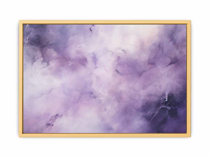 Purple Modern Painting framed Print