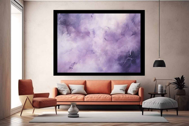 Purple Modern Painting Art Print