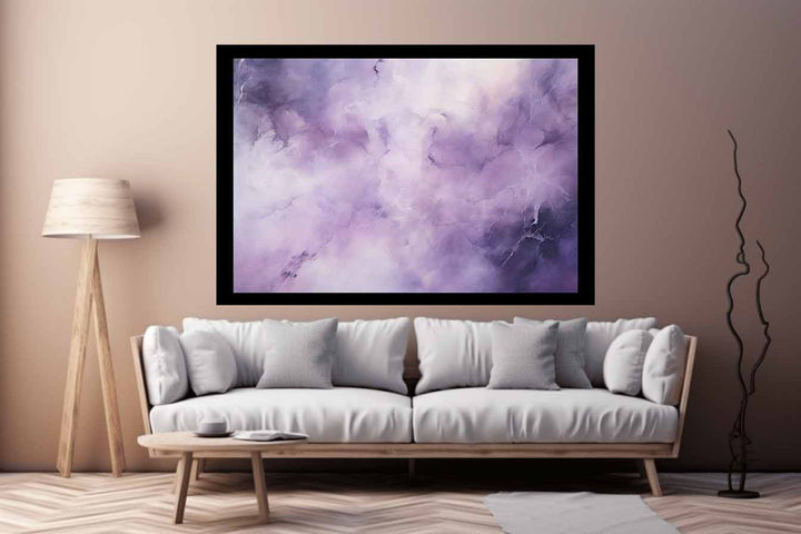 Purple Modern Painting Art Print