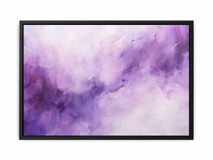 Purple Modern Art canvas Print