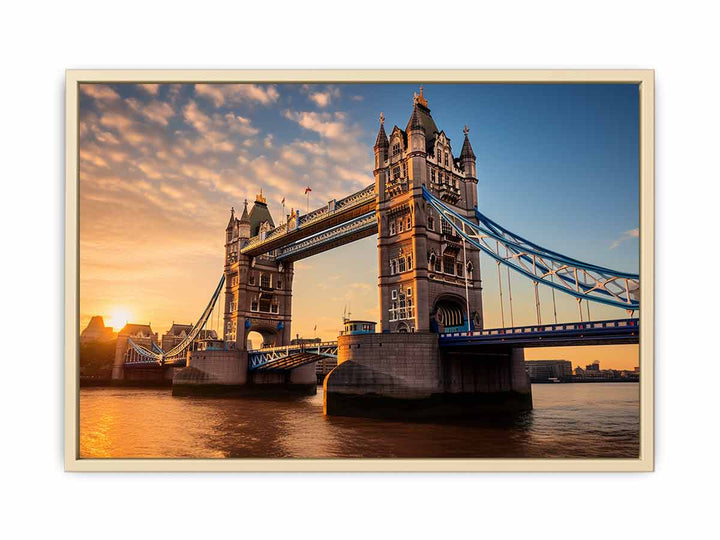London Bridge Painting framed Print