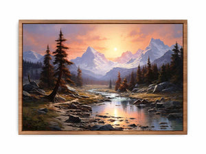 Sunrise In The Sierra Painting