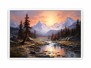 Sunrise In The Sierra Painting