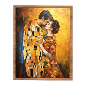 Modern The kiss Painting