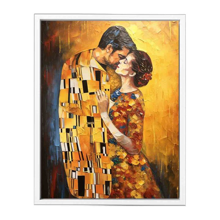 Modern The kiss Painting  