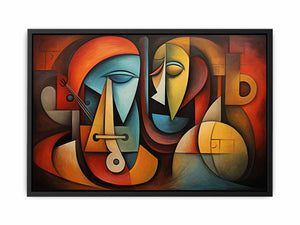 Cubism Art Painting canvas Print