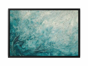 Teal Branches Painting