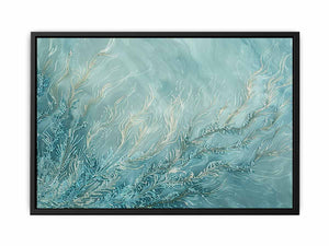 Teal Branches Painting
