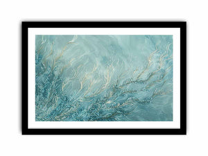 Teal Branches Art Print