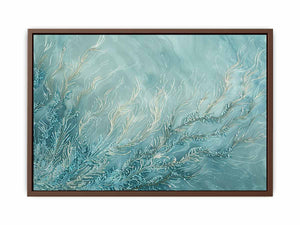 Teal Branches Poster