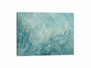 Teal Branches Canvas Print